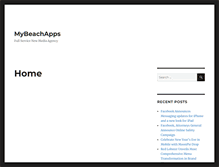 Tablet Screenshot of mybeachapps.com
